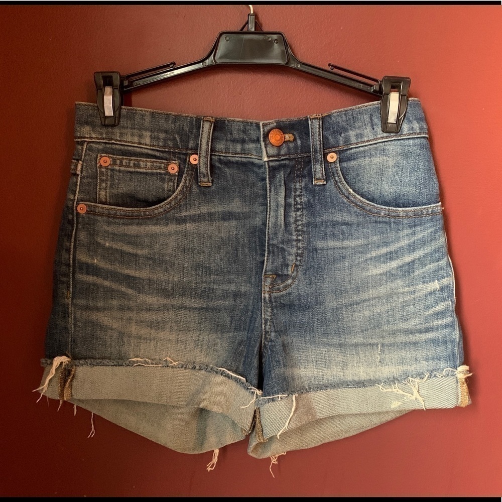 Madewell‎ Denim Shortie High Rise Shorts | 24
